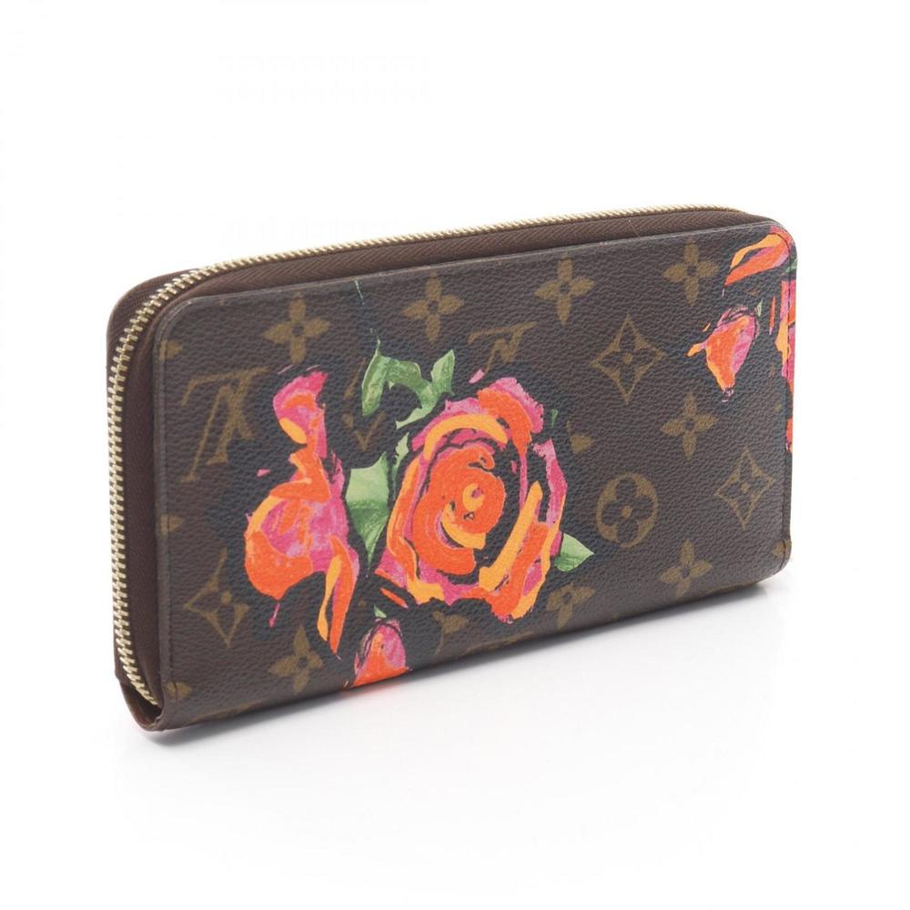 Louis Vuitton Zippy Wallet, Round Long Coated Canvas, Monogram Rose, Women's,... - Picture 2 of 8